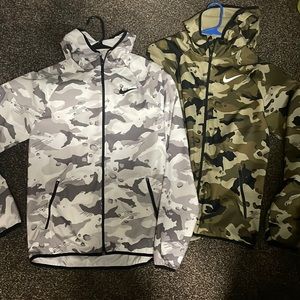 Nike Camo Windbreakers